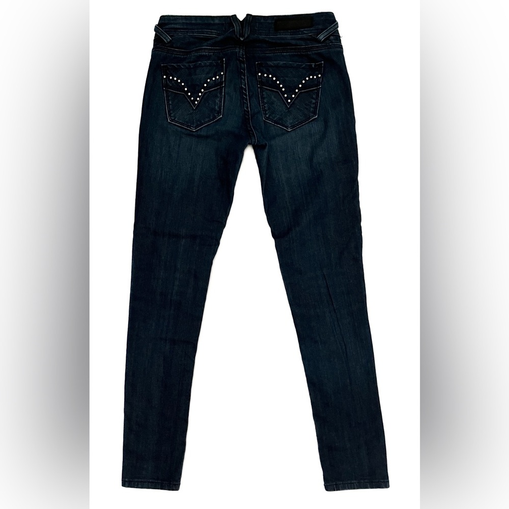 Vigoss Women’s Embellished Pocket Skinny Jeans